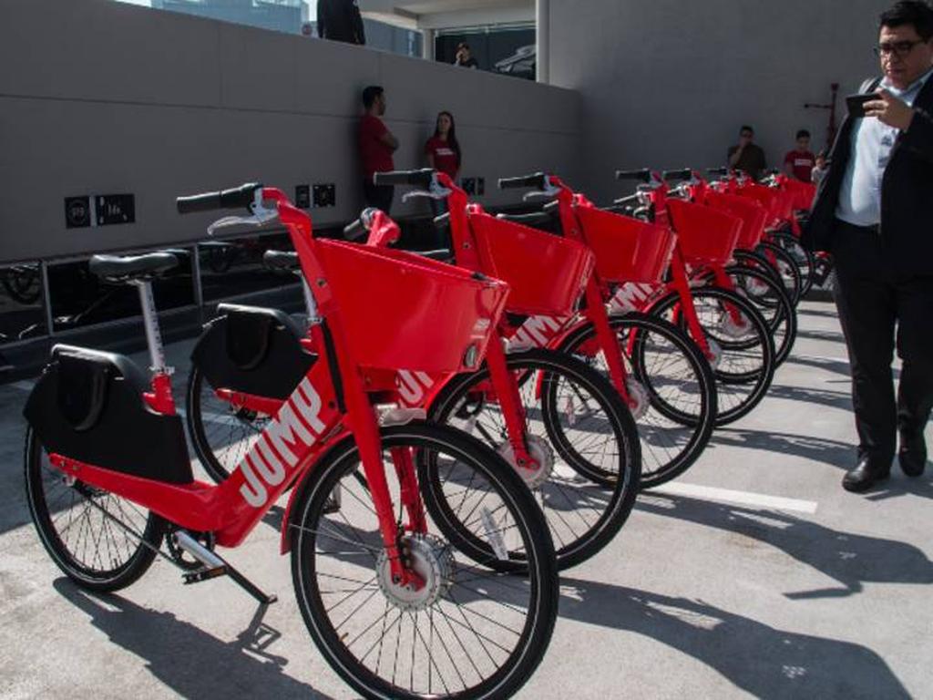 La plataforma de transporte Uber ahora contará con bicicletas eléctricas. Foto: Cuartoscuro.