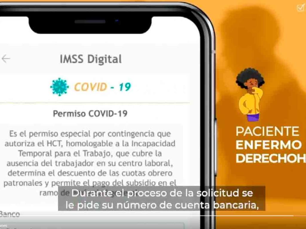 Lanza IMSS Cuestionario y Permiso COVID-19 en app para celulares y tabletas. Foto: Captura de pantalla 