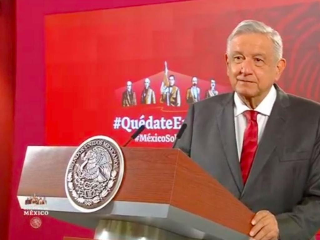 El presidente López Obrador destacó el cumplimiento respecto a la estabilidad de los precios de los combustibles. Foto: *Video Conferencia Matutina 