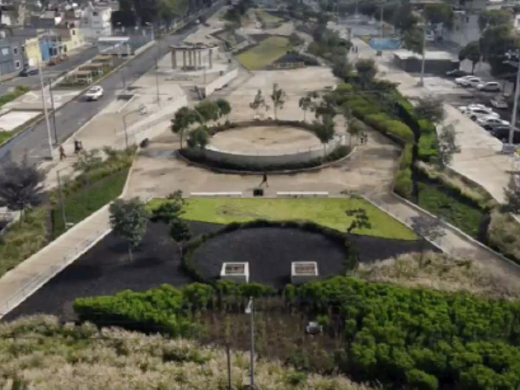 El Parque Lineal Gran Canal forma parte del programa “Sembrando parques” y se contempla varias etapas donde se rehabilitarán 10 hectáreas de terreno invirtiendo 100 millones de pesos. Foto: *Claudia Sheinbaum.