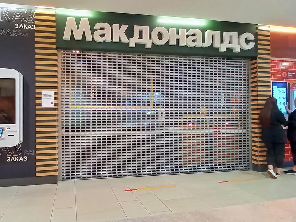 McDonalds cerrado en San Petersburgo