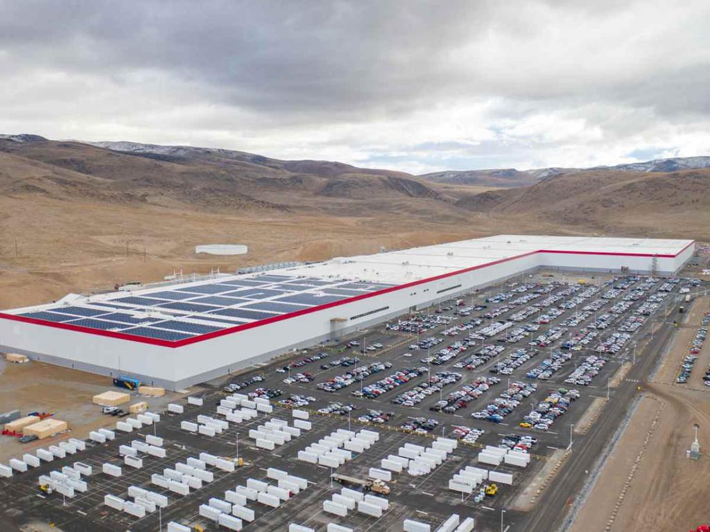 Megaplanta de Tesla en Nevada.