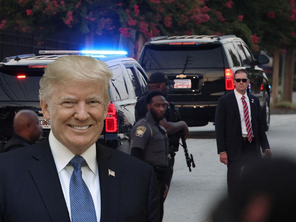 Donald Trump se entrega y es oficialmente fichado en la cárcel del condado de Fulton. Foto: Reuters (Wikipedia).)