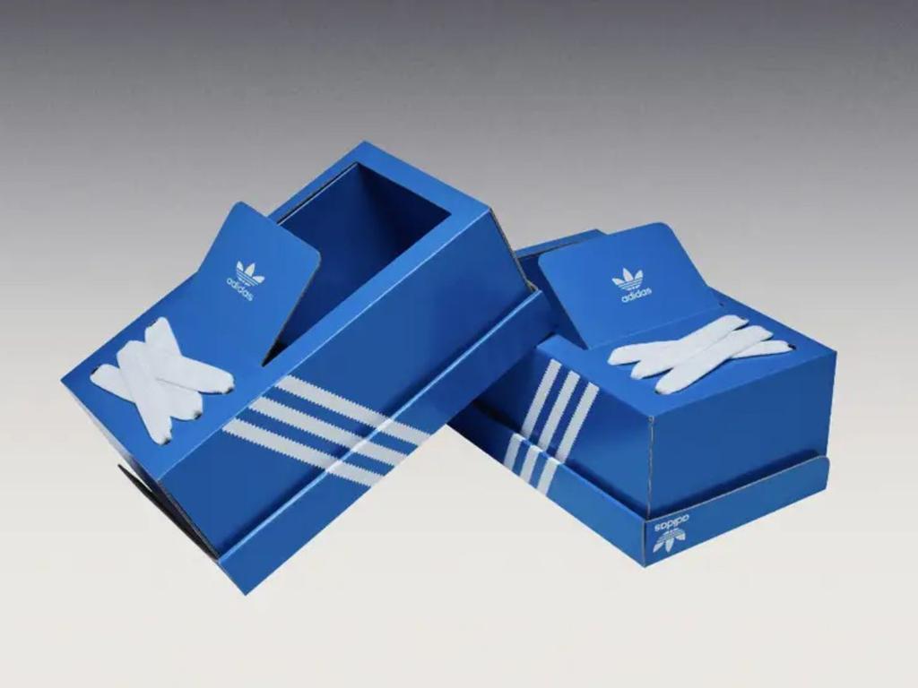 Adidas transforma su caja de zapatos en verdaderos snekears y este es su precio. Foto: Adidas. 