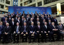 Ministros de Economía y Finanzas y banqueros centrales se congregan este viernes y mañana en Washington. Foto:Reuters