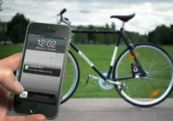 El dispositivo alerta al usuario en caso de que alguien intente robar su bicicleta por medio de su smartphone. Foto: Kickstarter