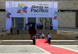 Los viceministros de Relaciones Exteriores y de Comercio Exterior de los cuatro países, que forman el Grupo de Alto Nivel (GAN) de la Alianza, se reunieron en Cartagena para analizar los documentos que serán firmados por los presidentes. Foto: EFE
