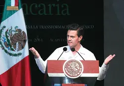 El presidente Enrique Peña Nieto dijo que en mayo se emitirá la normatividad  secundaria para que la BMV se incorpore al mercado accionario latinoamericano. Foto: Quetzalli González