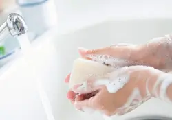 Los gérmenes pueden vivir en las barras de jabón sin causar daños a la salud. Foto: Getty.