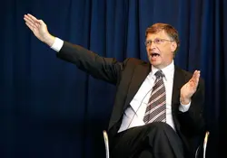 Bill Gates no es perfecto pues no sabe hablar otro idioma ademas del inglés. Foto: Thinkstock