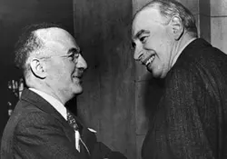 Friedrich Hayek y John M. Keynes fueron dos economistas contemporáneos que tenían ideas muy diferentes. Foto: Especial