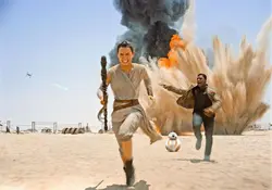  Entre las películas que se produjeron el año pasado en Reino Unido destacó 'Star Wars: The Force Awakens'. Foto: Disney