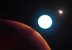 El planeta orbita un sol por 550 años a una distancia casi dos veces mayor a la de Plutón respecto al sol de nuestro sistema solar. Foto: European Southern Observatory