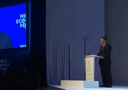 El presidente de China defendió la globalización. Foto: WEF