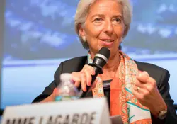 Avance. El FMI, al mando de Christine Lagarde, destacó las medidas del gobierno mexicano para reducir la deuda pública.  Foto: AFP