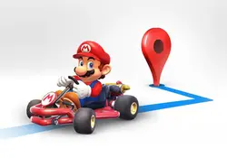 Google anunció una colaboración con el equipo de Nintendo para dejar que Mario te acompañe en todos tus recorridos al volante. Foto: Google Maps