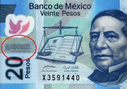 Billete de 20 pesos con Benito Juárez. Foto: Especial