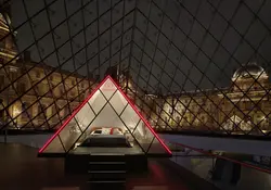 Airbnb y el Louvre anunciaron que el museo se transformará en un alojamiento mágico por una noche. Foto: Airbnb X Louvre / Julian Abrams