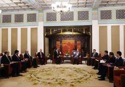 El canciller Marcelo Ebrard partcipó este lunes en la reunión bilateral entre México y China, su sede fue la ciudad de Beijing. Foto: Archivo 