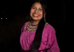 Ella es Nancy Risol, una joven indígena ecuatoriana que rápidamente ganó fama con sus videos en YouTube. Foto: Instagram: nancy_risol