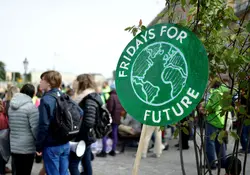 Millones de personas alrededor del mundo protestaron en contra del cambio climático. Foto: Reuters 