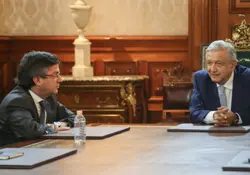 El presidente López Obrador sostuvo una reunión con el director del Banco Interamericano de Desarrollo (BID). Foto: lopezobrador.org.mx 