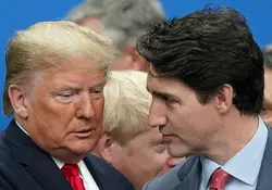 El presidente Donald Trump no aguanto las burlas y está furioso con Justin Trudeau. Foto: Reuters 