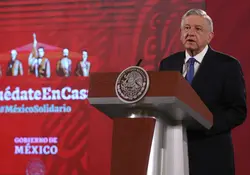 El presidente Andrés Manuel López Obrador informó el resultado de su prueba de COVID-19. Foto: Cuartoscuro 