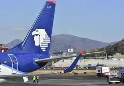 La gigante empresa de Aeroméxico pretende reanudar sus vuelos nacionales hasta en un 83 por ciento. Foto: Cuartoscuro 