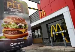 McDonald’s confirmó que pronto tendrá disponible un menú basado en plantas. Foto: Reuters.