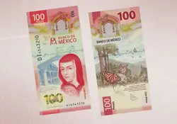 El Banco de México presentó el nuevo billete de 100 pesos, el cual, tiene al frente a Sor Juana Inés de la Cruz. Foto: *Banxico