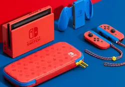 El Nintendo Switch: Mario Red & Blue Edition, tiene los colores que distinguen la ropa de Mario: el azul y rojo. Foto: *Nintendo.