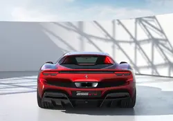 Ferrari enfatizó que el motor V6 con doble turbocompresor del modelo 296 GTB es 100 por ciento eléctrico, nuevo y personalizado. Foto: Ferrari 