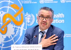 El director de la Organización Mundial de la Salud (OMS), Tedros Adhanom Ghebreyesus, explicó que es “peligroso” suponer que la variante ómicron representaría el final de la pandemia covid-19. Foto: Reuters 