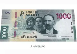 El billete con la mayor denominación en la historia de México fue el de 100 mil pesos. Foto: Cuartoscuro.