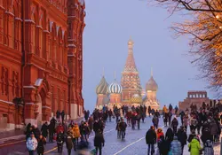 Plaza roja en Moscú, Rusia