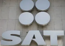 Logo del SAT con sus 4 círculos