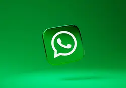 Logo de WhatsApp sobre fondo verde 