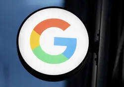 Letrero con G de Google