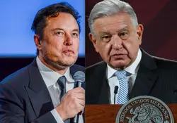 El empresario Elon Musk y el presidente López Obrador. 