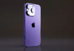 iphone morado de apple
