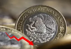 Monedas de diez pesos mexicanos 