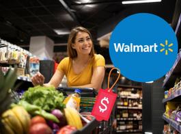 mujer en supermercado en walmart