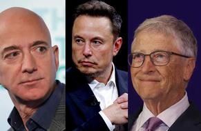 jeff Bezos, Elon Musk, Bill Gates