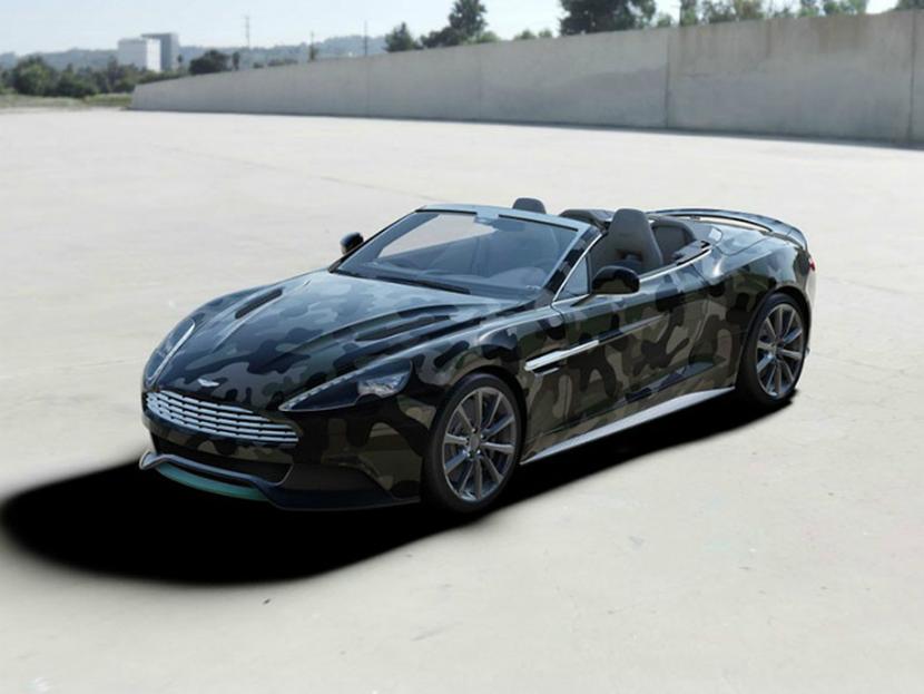 Aston Martin y Valentino crean Vanquish camuflaje 