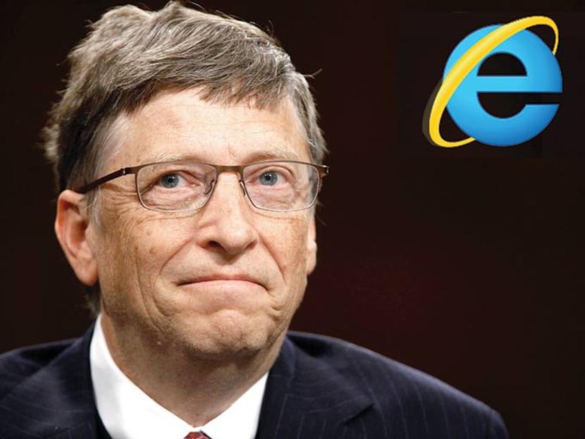 Bill Gates, cofundador de la empresa. La Unión Europea la acusa de prácticas monopólicas con el Internet Explorer. 