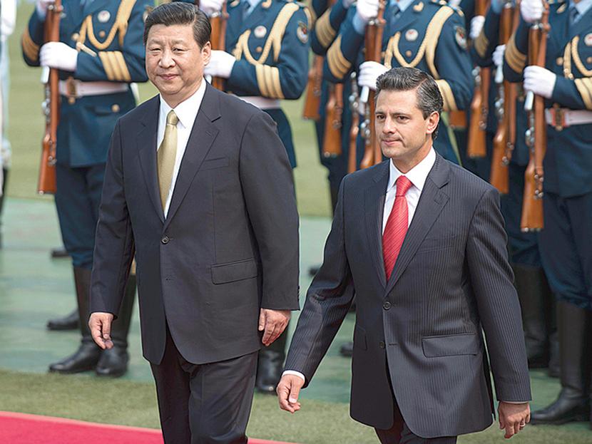 Mañana se reunirán el presidente de México, Enrique Peña Nieto y el de China,  Xi Jinping, con el objetivo de estrechar más lazos económicos y políticos.