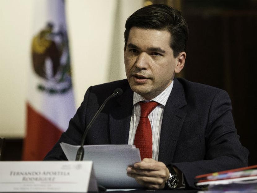 Fernando Aportela, subsecretario de Hacienda, dio a conocer una revisión a la baja de la estimación de crecimiento del PIB de este año. Foto: Excelsior