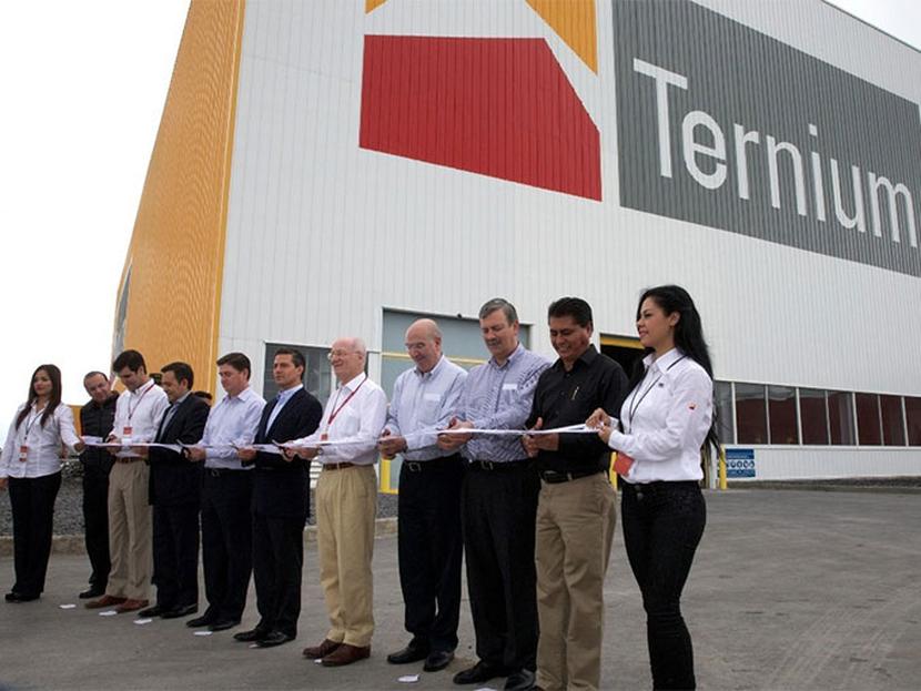 Ternium registró ventas durante el año pasado de más de 8,500 millones de dólares. Foto: Presidencia 