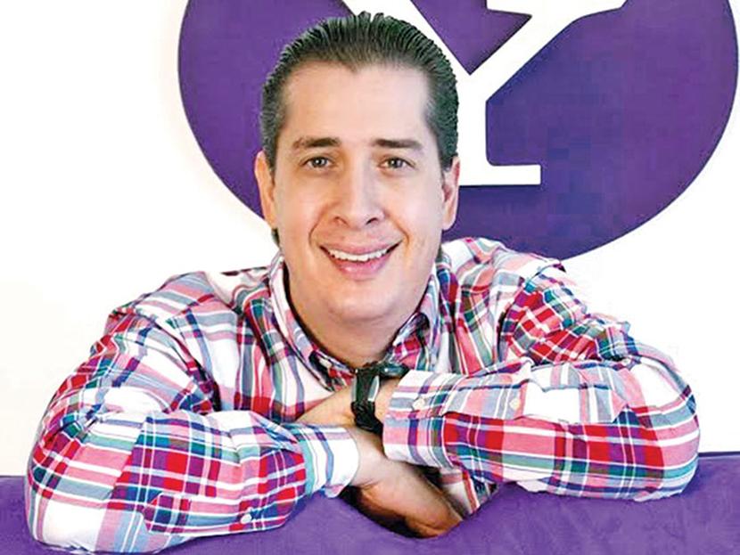 Luis Arvizu, CEO de Yahoo! México, asegura que los 10 programas de internet más vistos son de ellos. Foto: Cortesía Yahoo!